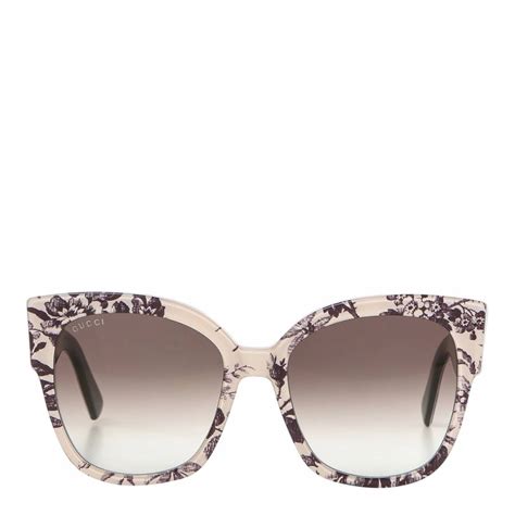 gucci sunglasses floral|gucci sunglasses for women clearance.